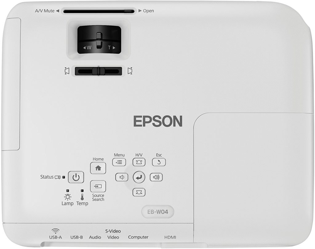 Epson EB 3LCD Vidéoprojecteur vue dessus