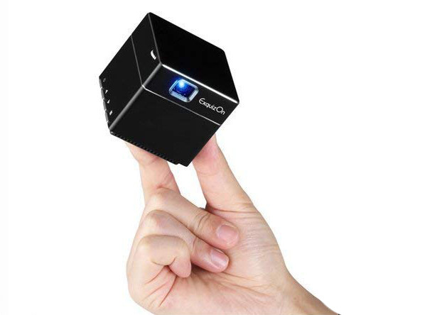 ExquizOn Mini Vidéoprojecteur HD - pico projecteur ultra portable