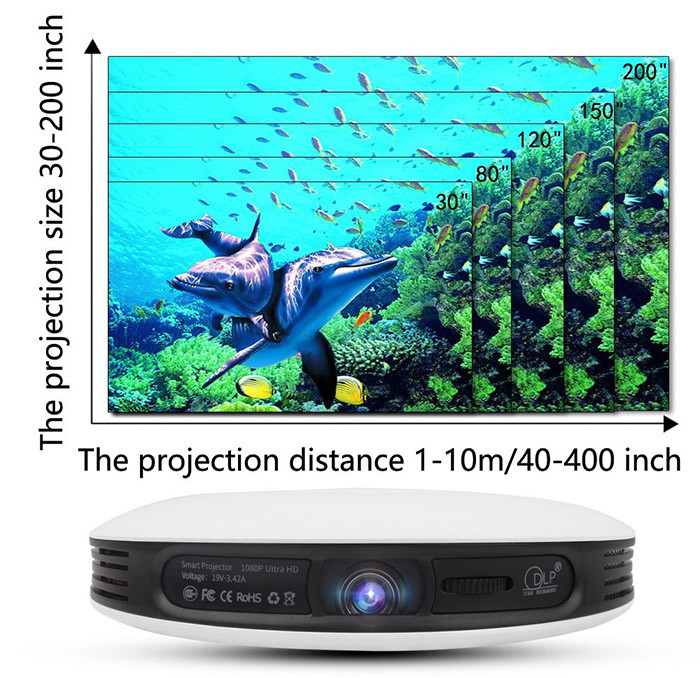 S-9 Pico Projector 1080p HD Video Qualité d'image