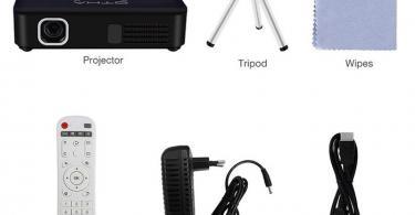 OTHA Vidéoprojecteur Wifi, Mini Projecteur Portable - pico projecteur