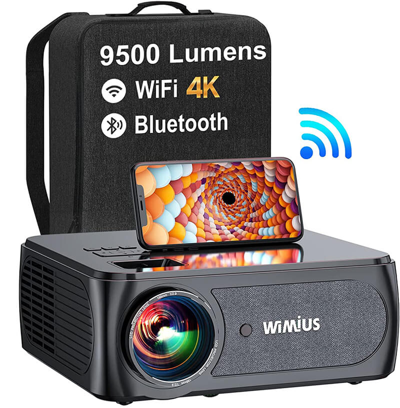 test Vidéoprojecteur WiMiUS Meilleur K8 9500 Lumens