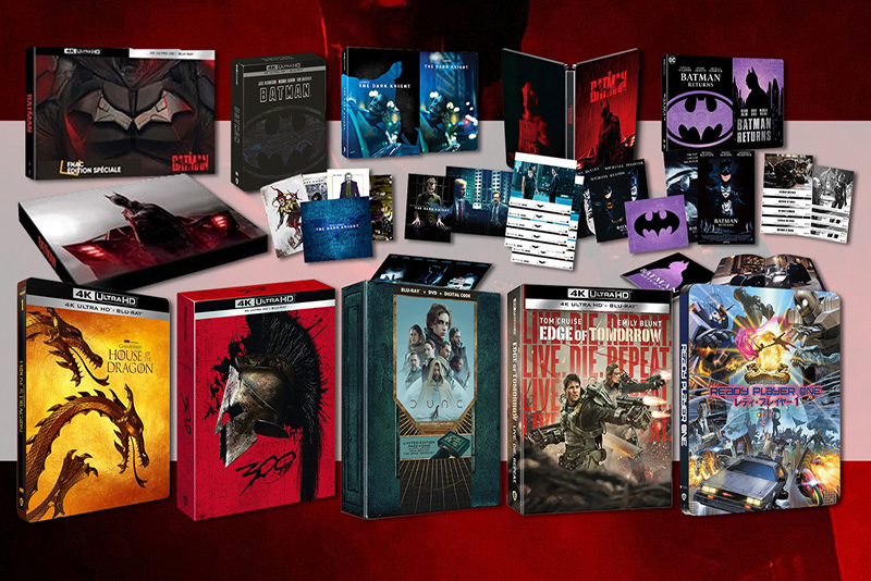 Sélection des Meilleurs Coffrets "SteelBook" DVD Blu-ray du moment !
