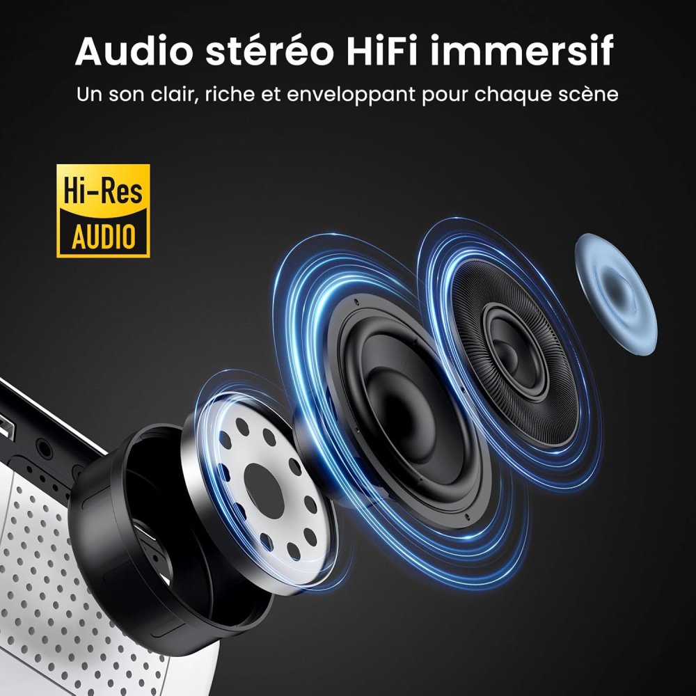 Projecteur HAPPRUN H1 - Analyse Audio - Des Haut-Parleurs au-Dessus de la Moyenne