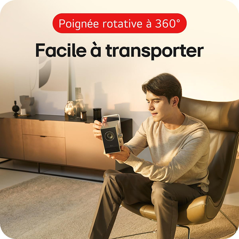 Avant Test LG CineBeam Q 2025 Le Plus Petit Projecteur 4K au Monde Tient-il ses Promesses
