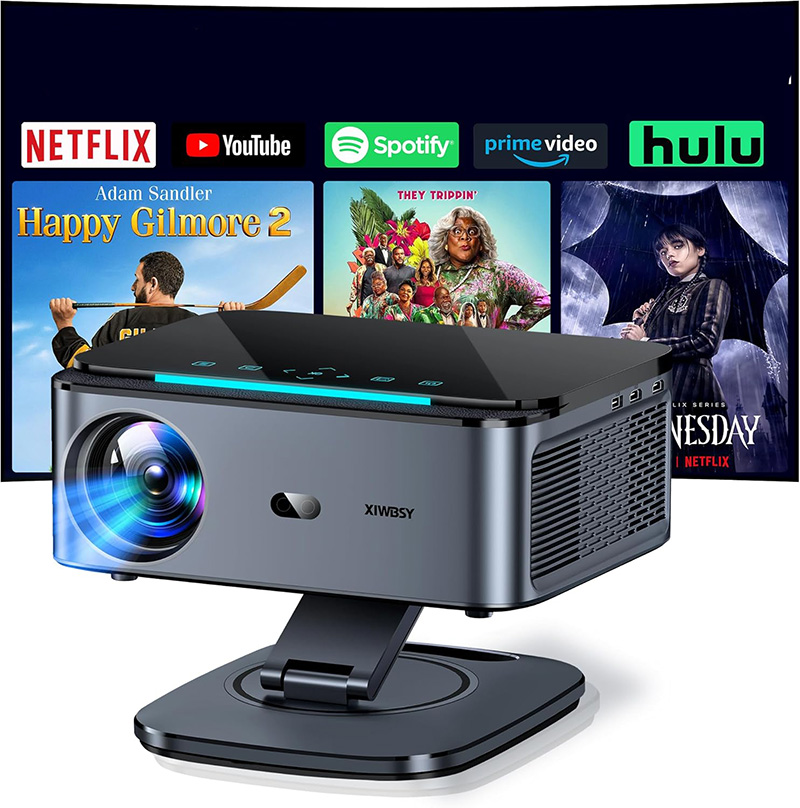 Avant Videoprojecteur 4K XIWBSY T07PRO Test Complet 2025 - Android TV et Performances Exceptionnelles