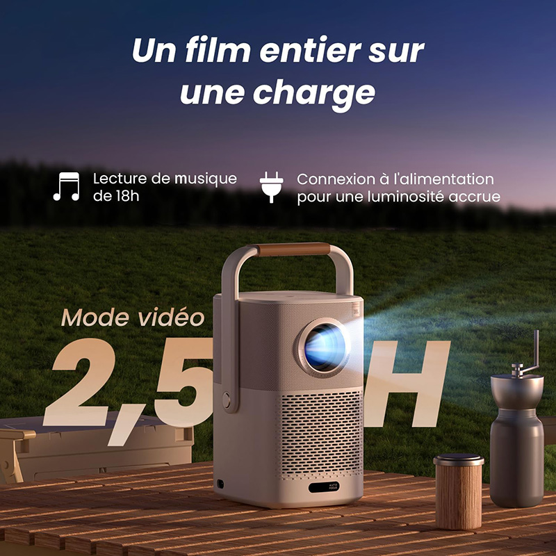 Test Complet du Yaber - T2 Le Vidéoprojecteur Portable qui Allie Performance JBL et Autonomie