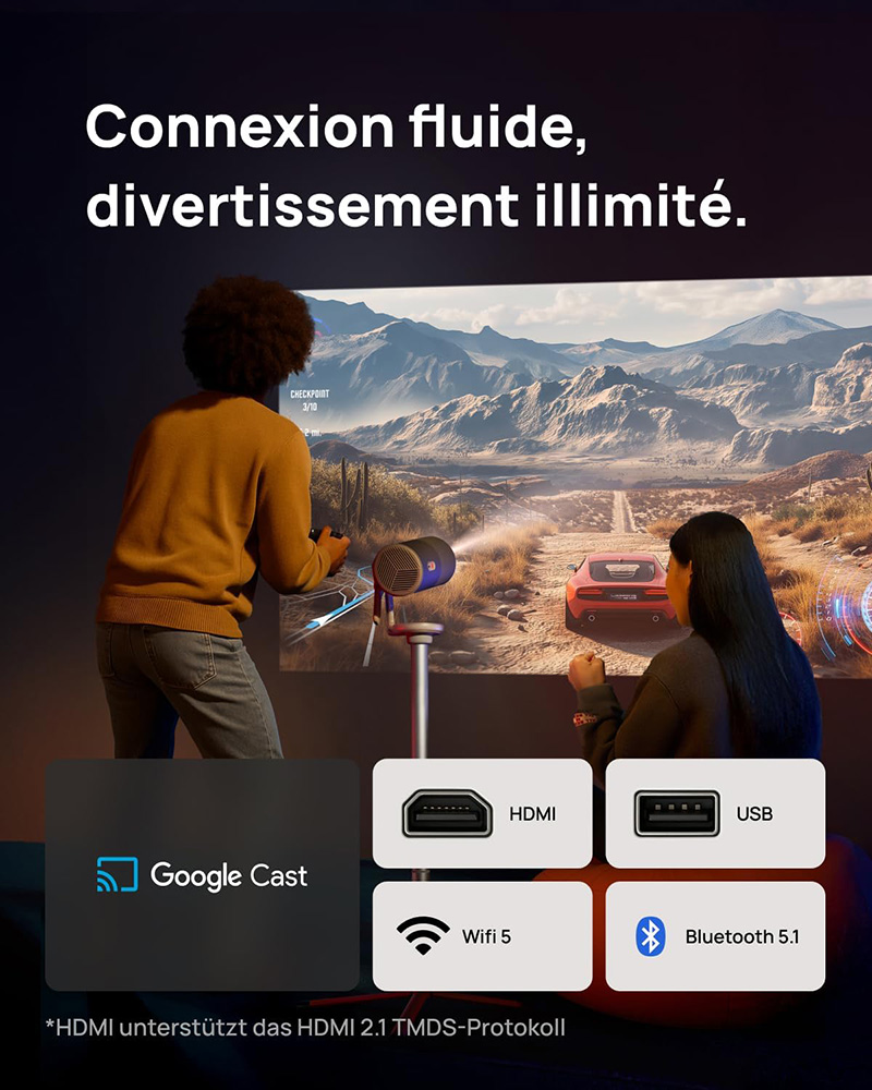 Vue générale Test Complet du XGIMI MoGo 4 Mini Le Compagnon Nomade Parfait pour Vos Soirées Ciné