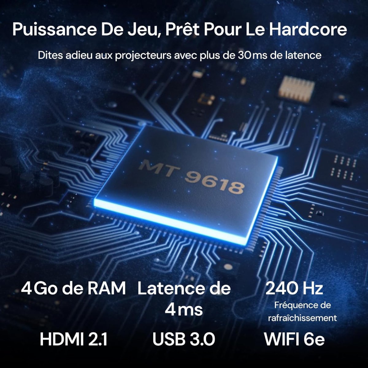 Test Complet du BenQ X500i - Caractéristiques Techniques du BenQ X500i