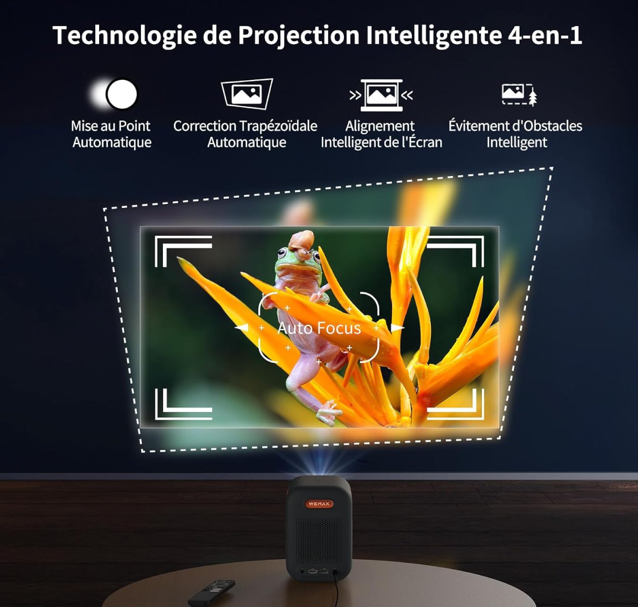 Test Complet du Mini Vidéoprojecteur WEMAX - Fonctionnalités Smart L'Excellence Google TV