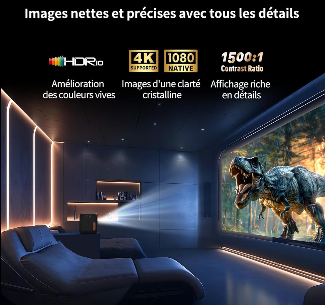 Test Complet du Mini Vidéoprojecteur WEMAX -Qualité d'Image - Des Performances Honorables