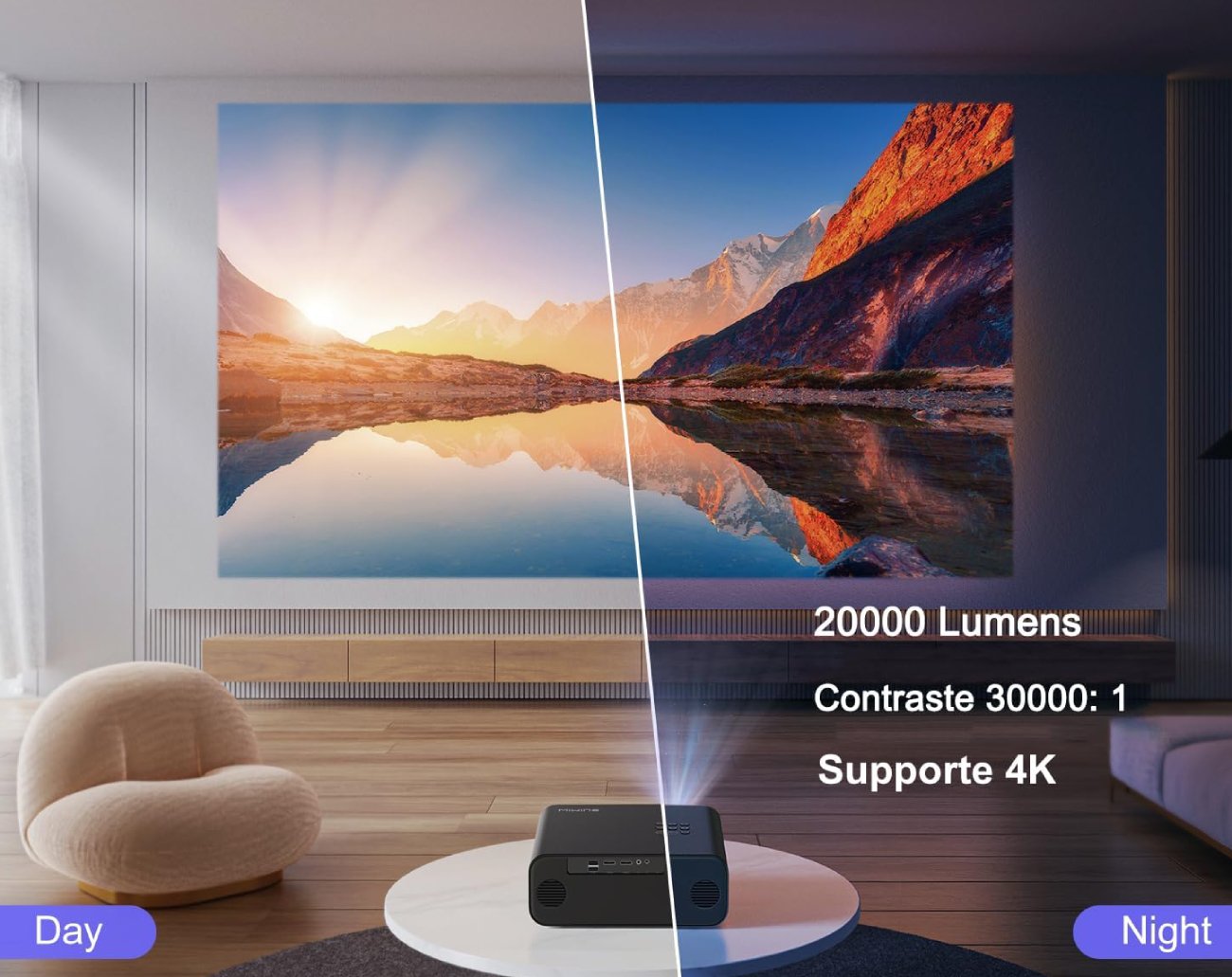 Test Complet du WiMiUS P62 Vidéoprojecteur 4K WiFi Bluetooth - Qualité d'Image Performance Remarquable