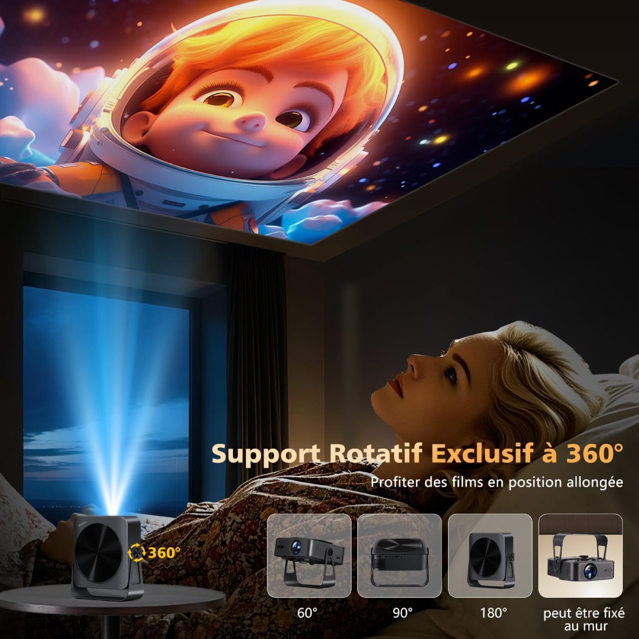 Avis sur le Vidéoprojecteur 4K VGKE Netflix Certifié - Utilisation en Home Cinéma et Gaming