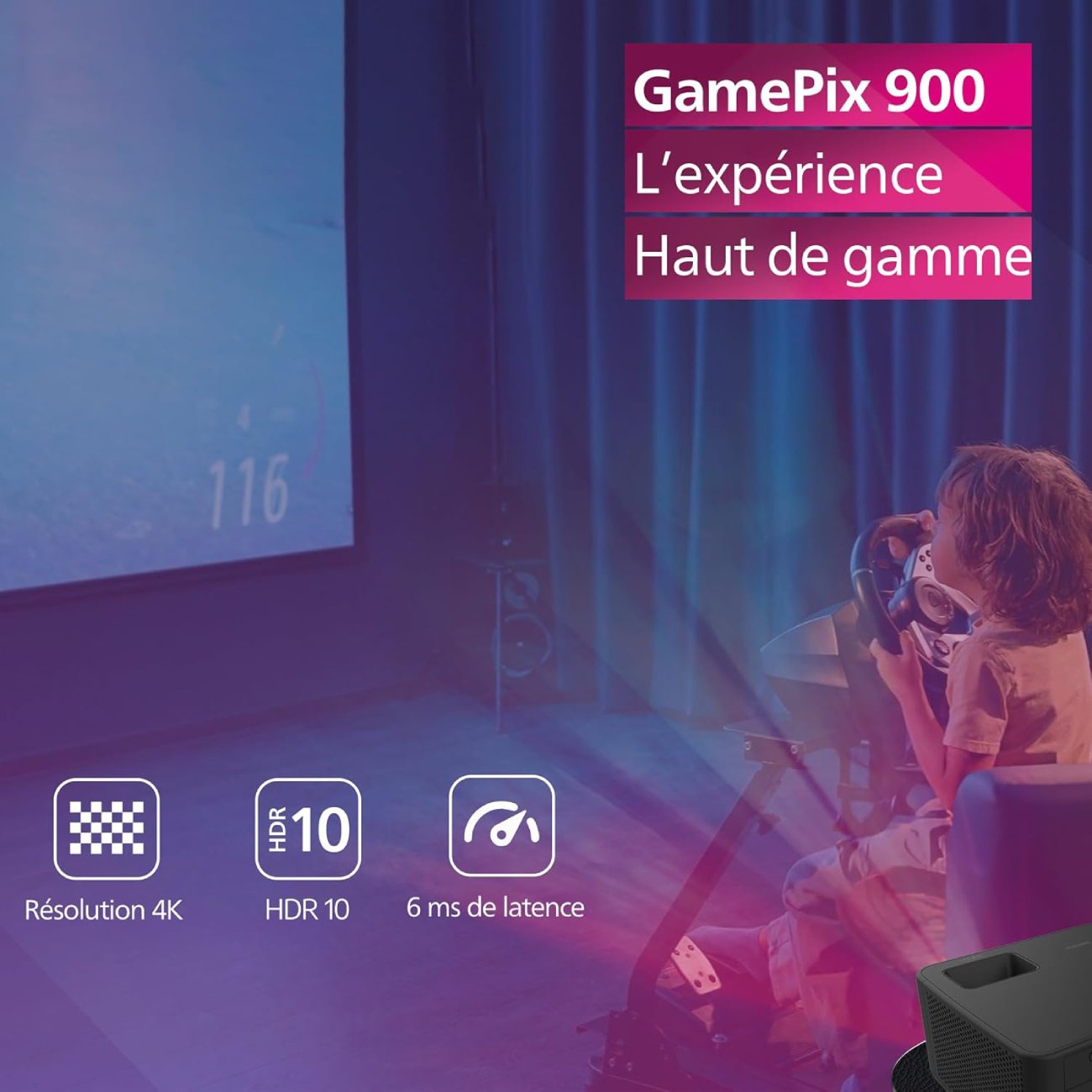 Avis sur le Vidéoprojecteur Gaming 4K Philips GamePix 900 - Présentation du Philips GamePix 900