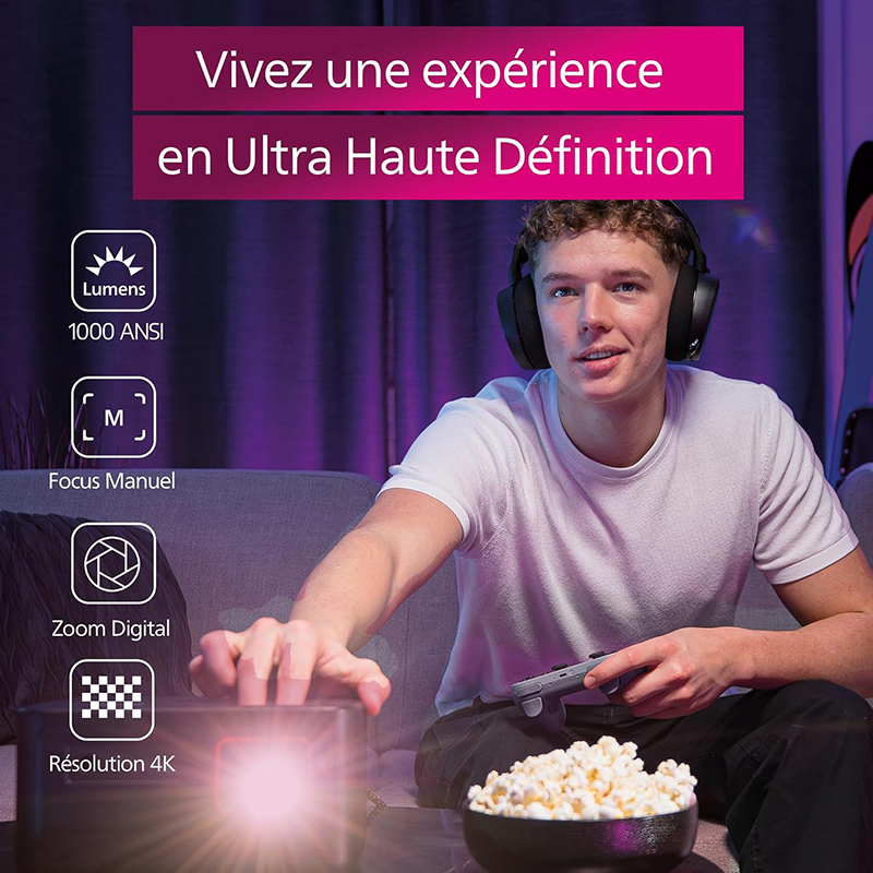Details Test Philips GamePix 900 Le Vidéoprojecteur Gaming 4K Abordable