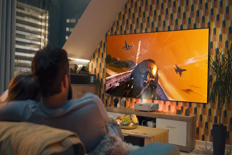 Optoma GT3500HDR Le Vidéoprojecteur Ultra Courte Focale Compact et Lumineux