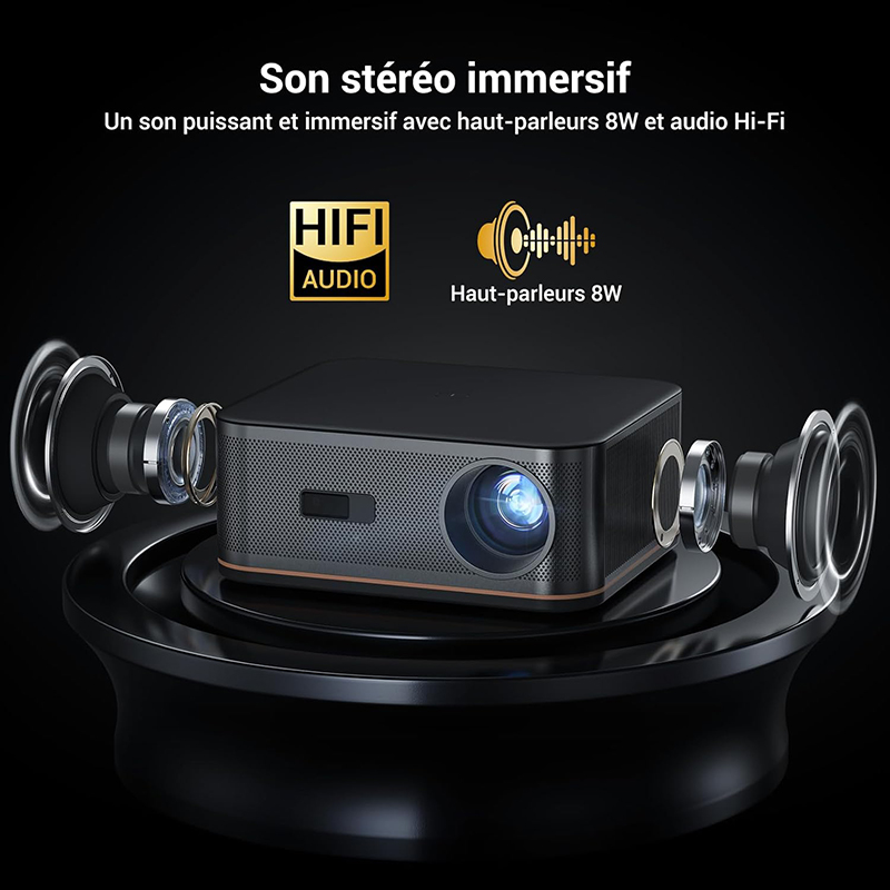 Review Vidéoprojecteur 4K HAPPRUN JQ820 - Test Complet !