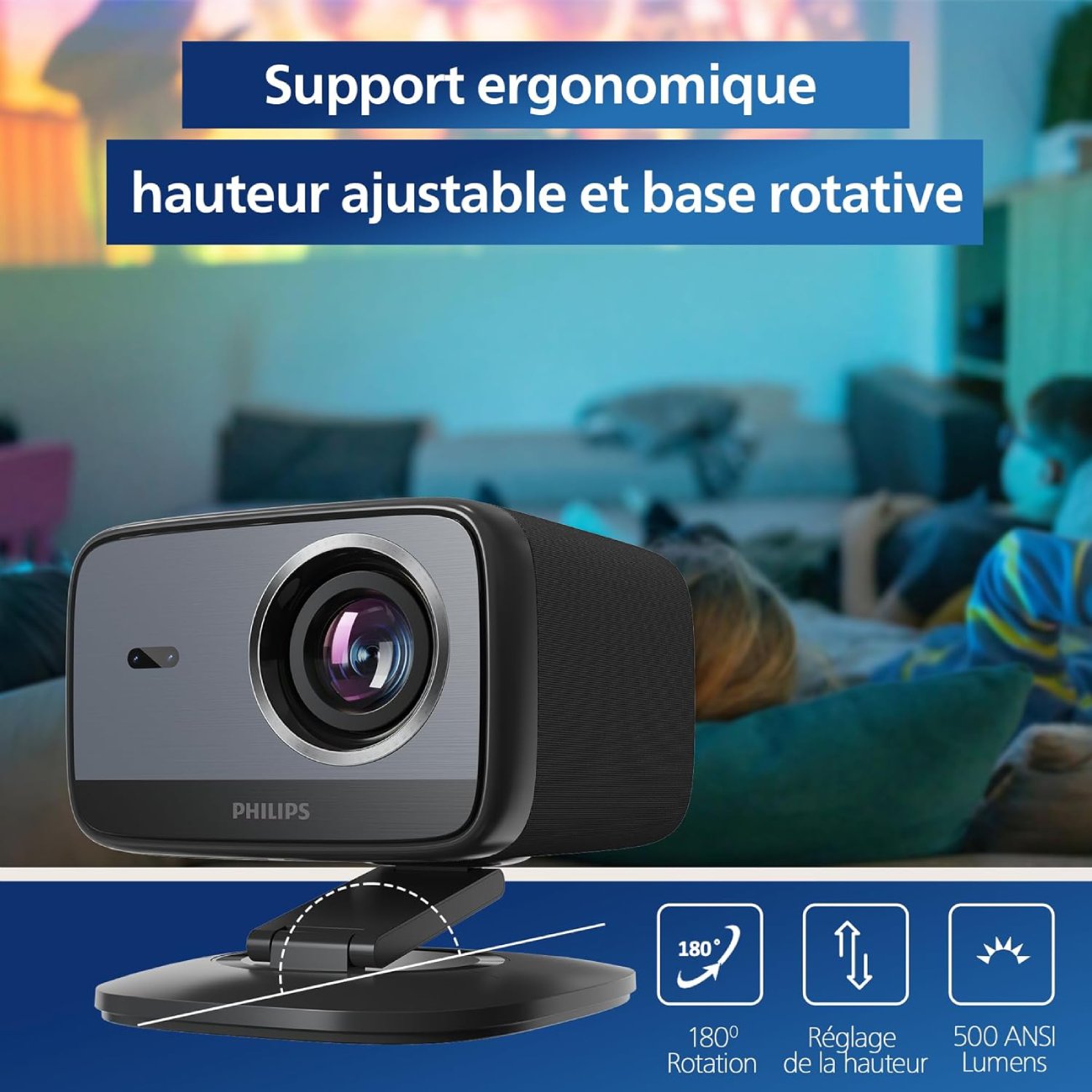 Test COMPLET du Vidéoprojecteur 4K Philips Neopix 450 Smart - La Révolution du Projecteur Tout-en-Un
