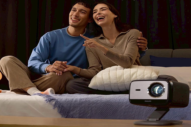 Test Philips NeoPix 450 Smart Le Vidéoprojecteur Compact avec Google TV Intégrée