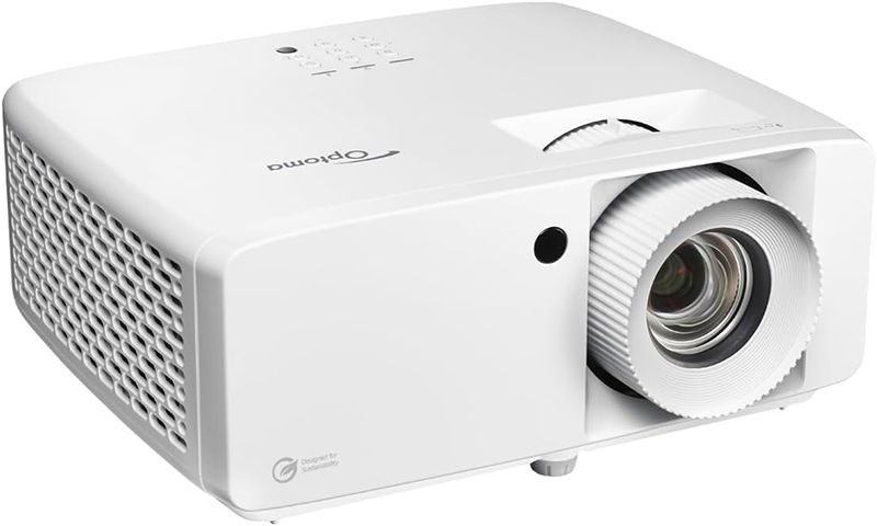 vue de cote Optoma UHZ66 Le Vidéoprojecteur 4K Laser Qui Défie la Concurrence