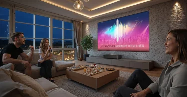 Epson Lifestudio Grand Plus – projecteur ultra courte focale laser 4K 4000 lumens avec Google TV